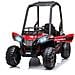Macchina Elettrica Per Bambini 3-8 Anni Quad Elettrico Mini Rosso E Nero - Foto miniatura 1
