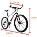 Copertura Per Bicicletta, Copertura Antipioggia E Protezione Uv Black - Foto miniatura 6