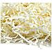 200g Cremoso Giallo Tagliuzzato Carta Kraft | Materiale Da Imballaggio Per Regalo Di Natale A Strisce | Viene In Borsa Blu - Foto miniatura 4
