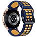 Cinturino Per Galaxy Watch 130mm M / L Edizione Extreme Sport In Silicone, Bleu / Jaune - Foto miniatura 7