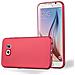 Custodia Compatibile Con Samsung Galaxy S6 In Rosso Metallico - Coperchio Protettivo In Silicone Tpu Flessibile - Foto miniatura 1