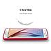 Custodia Compatibile Con Samsung Galaxy S6 In Rosso Metallico - Coperchio Protettivo In Silicone Tpu Flessibile - Foto miniatura 4