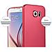 Custodia Compatibile Con Samsung Galaxy S6 In Rosso Metallico - Coperchio Protettivo In Silicone Tpu Flessibile - Foto miniatura 7