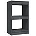 Libreria Grigia 40x30x71,5 Cm In Legno Massello Di Pino - Foto miniatura 2
