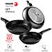 Fagor Alutherm Set Di 3 Padelle Induzione 18-20-24 Cm, Alluminio Fuso, Antiaderente Senza Pfoa  Nero - Foto miniatura 3