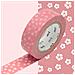 Nastro Adesivo Decorativo Fiori Rosa - 1,5 Cm X 7 M - Foto miniatura 1