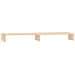 Supporto Per Monitor 100x27x10 Cm In Legno Massello Di Pino - Foto miniatura 2