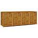 Contenitore Da Giardino 280x87x104 Cm Legno Massello Di Acacia - Foto miniatura 2