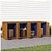 Contenitore Da Giardino 280x87x104 Cm Legno Massello Di Acacia - Foto miniatura 1
