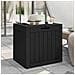 Contenitore Giardino Nero 55,5x43x53 cm Polipropilene - Foto miniatura 1