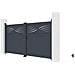 Pack Cancello Battente Halti 300b140 + 2 Montanti H. 160cm Grigio - Foto miniatura 3