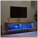 Mobili Tv Con Luci Led 2pz Rovere Sonoma 60x30x30 Cm - Foto miniatura 3
