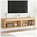 Mobili Tv Con Luci Led 2pz Rovere Sonoma 60x30x30 Cm - Foto miniatura 1