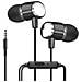 Auricolari Jack 3,5 Mm In-ear Microfono Kit Mani Libere, Nero - Foto miniatura 1