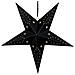 Set Di 2 Stelle Led Carta Nero 60 Cm Motti - Foto miniatura 6