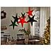 Set Di 2 Stelle Led Carta Nero 60 Cm Motti - Foto miniatura 1