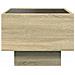 Tavolino Con Led Rovere Sonoma 40x40x30 Cm In Legno Multistrato - Foto miniatura 6
