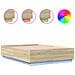 Giroletto Luci Led Rovere Sonoma 140x200 Cm Legno Multistrato - Foto miniatura 2