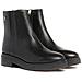 Crepe Look Ankle Boot Stivaletti Pelle Scarpe Donna Nero Eu 39, Fw0fw07437 Bds - Foto miniatura 1