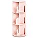 Libreria Girevole Caney 94 Cm Rosa Pastello - Foto miniatura 4