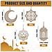 Decorazioni In Legno Per Ramadan - Set Di 7 Eleganti Orecchini Appesi Azisen - Foto miniatura 2