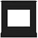 Cornice per Camino Rovere Nero 90x30x90 cm in Truciolato - Foto miniatura 4