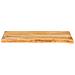 Piano Tavolo Bordi Vivi 70x40x2,5 Cm In Legno Massello Di Mango - Foto miniatura 3