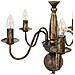 Lusso Casadino -  Candelabro Stile Anticato Nero 5 Lampadine E14 - Foto miniatura 4