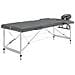 Lusso Casadino -  Lettino Da Massaggio 3 Zone Telaio Alluminio Antracite 186x68cm - Foto miniatura 2