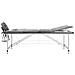 Lusso Casadino -  Lettino Da Massaggio 3 Zone Telaio Alluminio Antracite 186x68cm - Foto miniatura 6