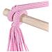Sedia Sospesa Da Fissare Al Soffitto Bonea Cotone Rosa - Foto miniatura 8