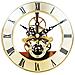Meccanismo Orologio Dorato 126mm - Design Ingranaggi Trasparenti - Foto miniatura 1