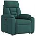 Poltrona Alzapersona Reclinabile Elettrica Verde Scuro Tessuto - Foto miniatura 4
