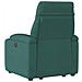 Poltrona Alzapersona Reclinabile Elettrica Verde Scuro Tessuto - Foto miniatura 5
