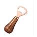 Apribottiglie Verticale In Legno Di Acacia E Acciaio Inossidabile - Design Creativo Per Birra Pinkgold - Foto miniatura 3