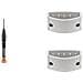 Fibbia Di Blocco Dell'archetto Compatibile Con Bose Qc35/35 Ii/45/se/qc - Bianco Fumo + Cacciavite - Foto miniatura 1
