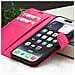 Custodia A Portafoglio Per Iphone 14 Pro Max Con Supporto E Linguetta Magnetica, Fucsia - Foto miniatura 2