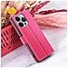 Custodia A Portafoglio Per Iphone 14 Pro Max Con Supporto E Linguetta Magnetica, Fucsia - Foto miniatura 3