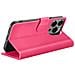 Custodia A Portafoglio Per Iphone 14 Pro Max Con Supporto E Linguetta Magnetica, Fucsia - Foto miniatura 5