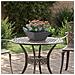 Vaso a Ciotola da Giardino 5 pcs Nero 35 x 35 x 15 cm Acciaio - Foto miniatura 2