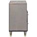 Armadio da Notte Grigio 50 x 33 x 62 cm legno massello di mango - Foto miniatura 4