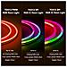 Striscia Led Neon Rgbic 20m - Bluetooth E Telecomando 2.4g, Ip67 Impermeabile - Foto miniatura 2