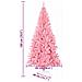 Alberi di Natale artificiali Rosa 180 cm PVC - Foto miniatura 9