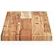 Mensole da Parete 3 pz 100x20x2 cm Legno Acacia Rifinito a Olio - Foto miniatura 5