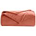 Coperta Per Divano E Letto 150x200 Cm Confortevole Caldo, Corallo - Foto miniatura 1