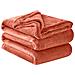 Coperta Per Divano E Letto 150x200 Cm Confortevole Caldo, Corallo - Foto miniatura 5