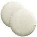 Cuscini per Seduta 2 pcs Crema Ø 40 x 13 cm Velluto - Foto miniatura 1