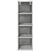 Armadio pensile Riga Grigio cemento 30 x 29,5 x 100 cm - Foto miniatura 5
