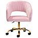 sedia girevole QS-OF212G rosa - Foto miniatura 2