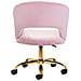 sedia girevole QS-OF212G rosa - Foto miniatura 4